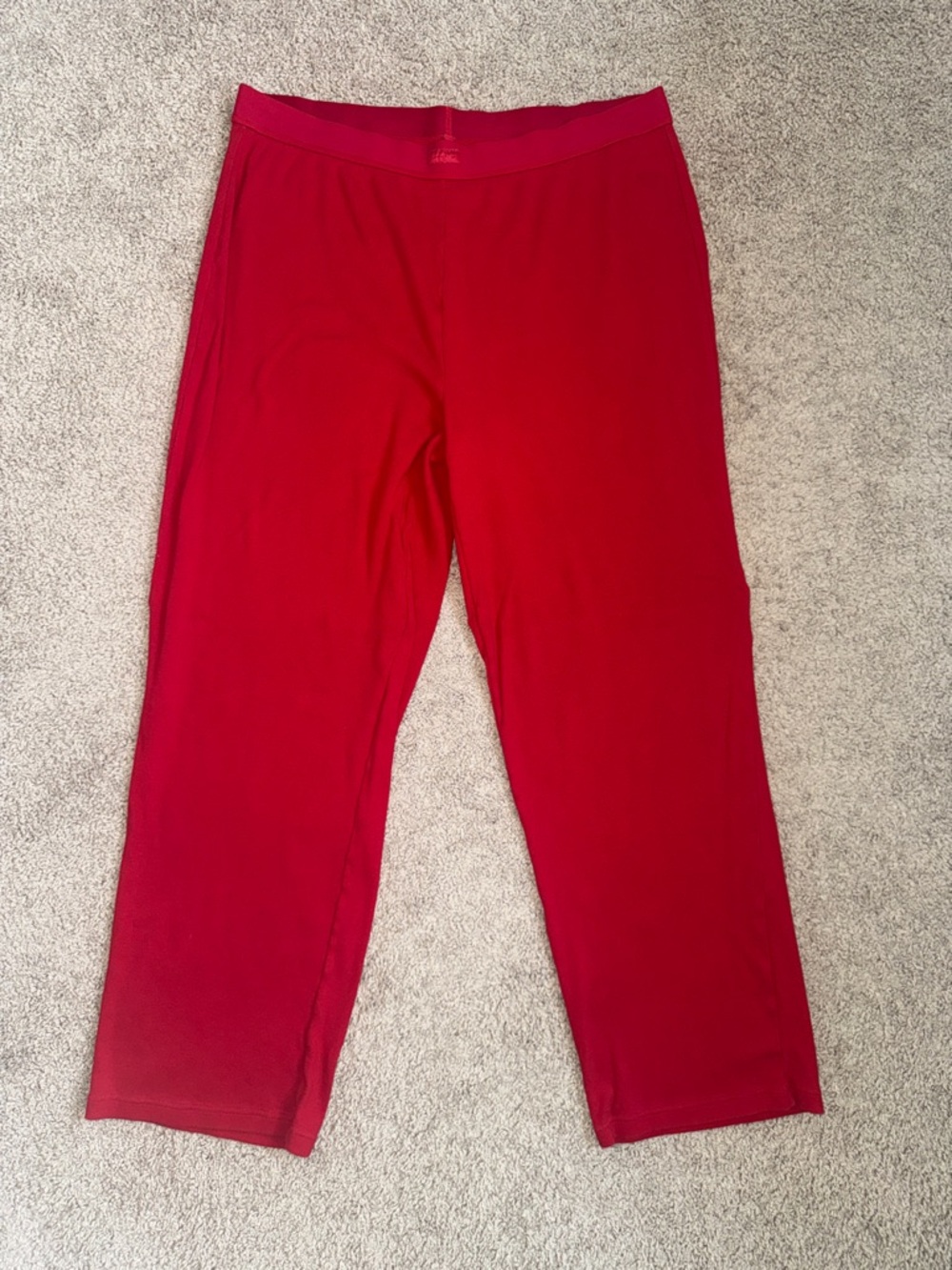 SKIMS Red Lounge Pull-On Pajama Pants